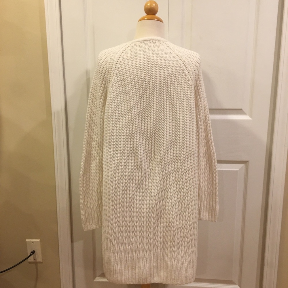 Chico’s Fringe Knit Longline Cardigan - Picture 3 of 5